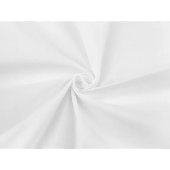 Pamut–poliészter vászon, 300 cm széles – fehér Pamut–poliészter vászon, 300 cm széles – fehér