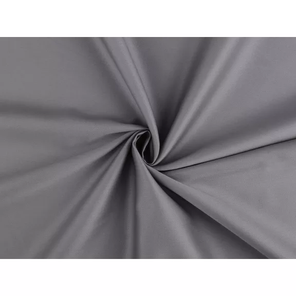 Pamut szatén anyag sima széles 220 cm – szürke Pamut szatén anyag sima széles 220 cm – szürke