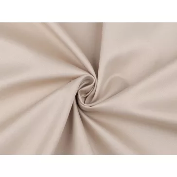 Pamut szatén anyag sima széles 220 cm – ecru