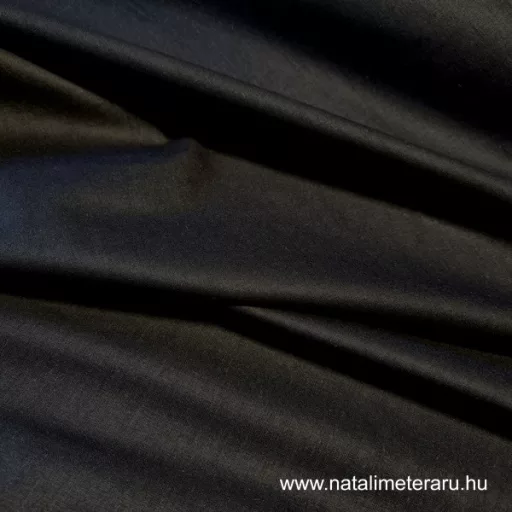 Fekete prémium pamutvászon