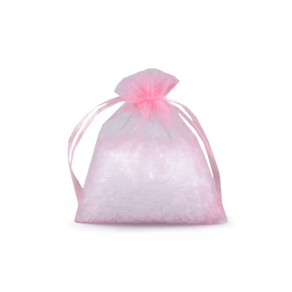Ajándéktáska 7x9 cm organza - 3 rózsás világos (5 db-os csomagolás) Ajándéktáska 7x9 cm organza - 3 rózsás világos (5 db-os csomagolás)