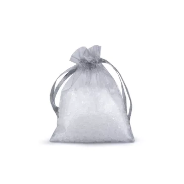   Ajándéktáska 7x9 cm organza - 4 szürke (400 db-os csomagolás)