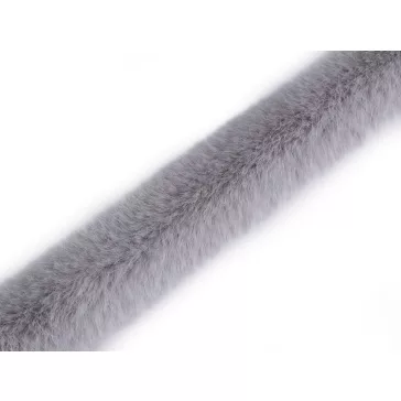   Varrható dekorációs szőrme szélessége 3 cm - 4 vil szürkéskék (50 m-es csomagolás)
