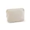 Kozmetikai táska a befejezéshez / pamutanyag tok 17x12 cm - bézs világos (1 db-os csomagolás)