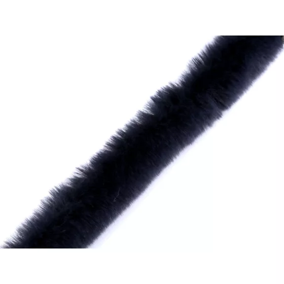 Műszörme díszítő szegő csík széles 1,5 cm ruházati - 10 blue dark Műszörme díszítő szegő csík széles 1,5 cm ruházati - 10 blue dark