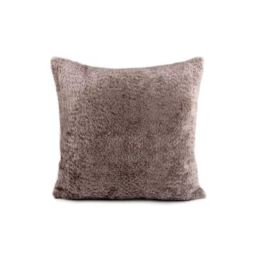   Párnahuzat plüss 45x45 cm - 4 szürke (1 db-os csomagolás)
