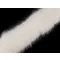 Szőŕös szalag műszörme szőr 9 cm - 1 Off White 