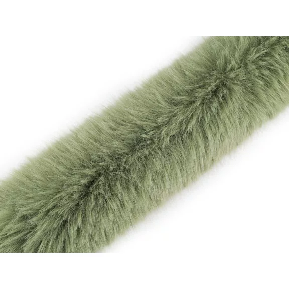 Szőŕös szalag műszörme szőr 9 cm - 5 almazöld Szőŕös szalag műszörme szőr 9 cm - 5 almazöld