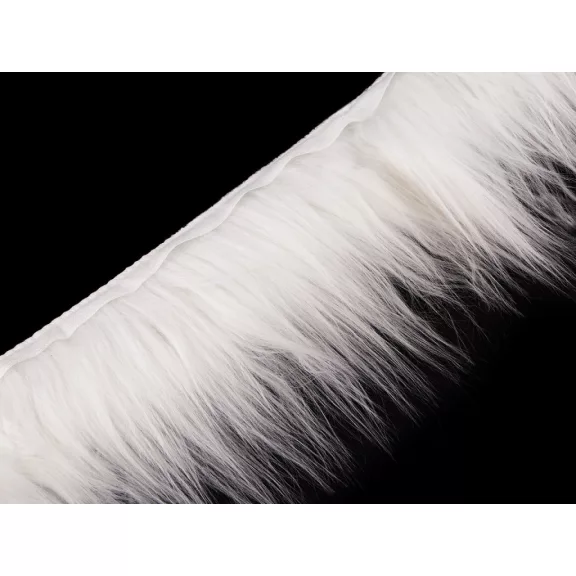 Műszörme manó díszítő széles 13 cm - 1 Off White Műszörme manó díszítő széles 13 cm - 1 Off White