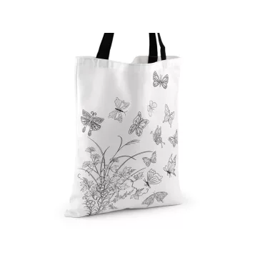   Textil táska festhető 37x45 cm - Off White (1 db-os csomagolás)