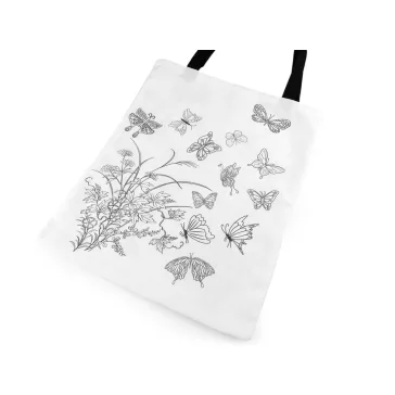  Textil táska festhető 37x45 cm - Off White (3 db-os csomagolás)