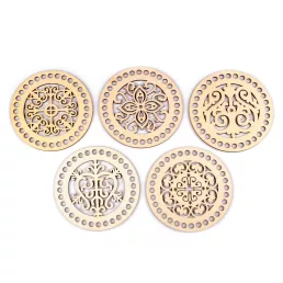 Fedő mandala kötéshez / horgoláshoz Ø15 cm