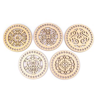 Fedő mandala kötéshez / horgoláshoz Ø15 cm