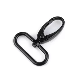 Fém forgós karabiner szélesség 32 mm-es befűző