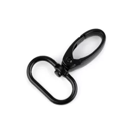 Fém forgós karabiner szélesség 25 mm-es befűző