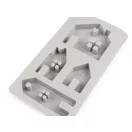 Szilikon öntőforma kövekre házikók készítéséhez - 2 világosszürke (1 db-os csomagolás) Szilikon öntőforma kövekre házikók készítéséhez - 2 világosszürke (1 db-os csomagolás)