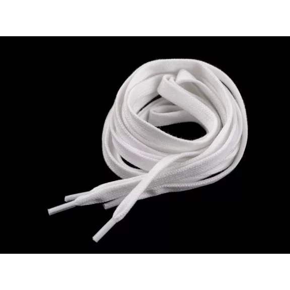 Pamut cipófűző hossza 130 cm - 1 (0003) fehér (2 db-os csomagolás) Pamut cipófűző hossza 130 cm - 1 (0003) fehér (2 db-os csomagolás)