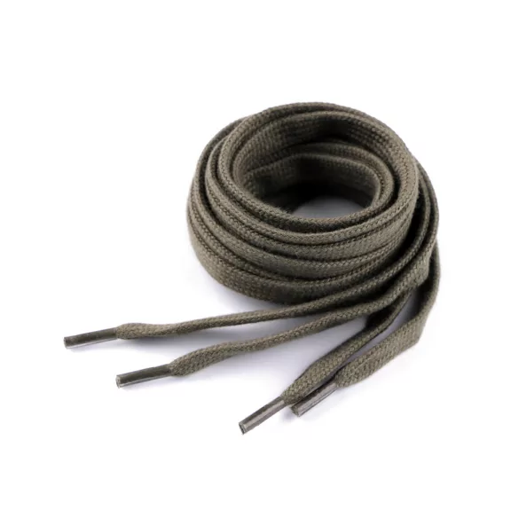 Pamut cipófűző hossza 130 cm - 7 (6702) zöld khaki (2 db-os csomagolás) Pamut cipófűző hossza 130 cm - 7 (6702) zöld khaki (2 db-os csomagolás)