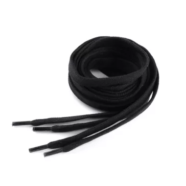   Pamut cipófűző hossza 130 cm - 10 (9200) fekete (50 db-os csomagolás)