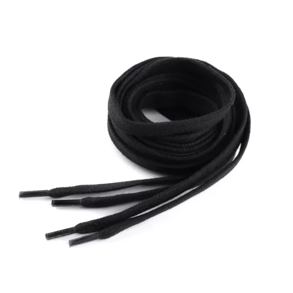 Pamut cipófűző hossza 130 cm - 10 (9200) fekete (50 db-os csomagolás) Pamut cipófűző hossza 130 cm - 10 (9200) fekete (50 db-os csomagolás)
