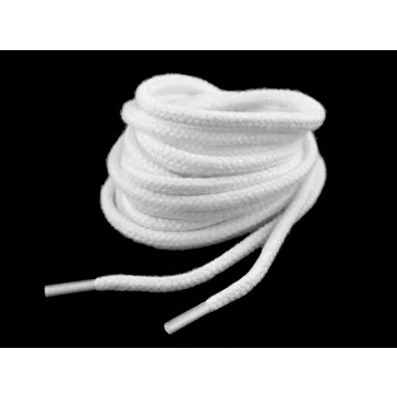   Pamut cipőfűző hossza 120 cm - 1 fehér (2 db-os csomagolás)