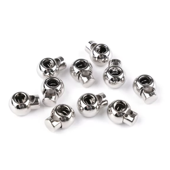 Rugós, zsinór szabályozó, zsinórvég 14x18 mm - 1 nikkel (100 db-os csomagolás) Rugós, zsinór szabályozó, zsinórvég 14x18 mm - 1 nikkel (100 db-os csomagolás)