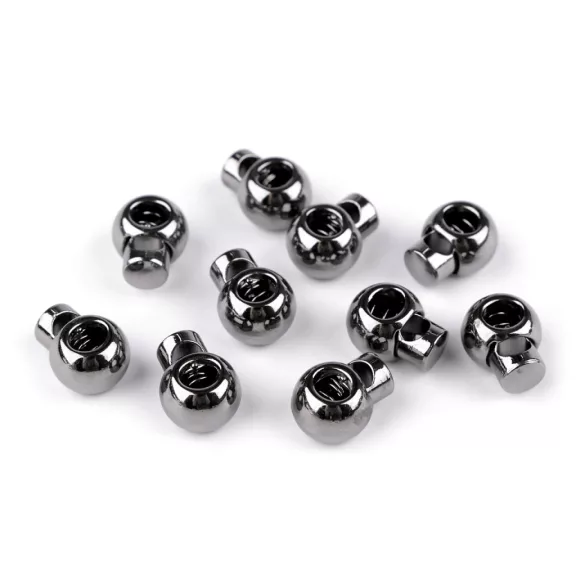 Rugós, zsinór szabályozó, zsinórvég 14x18 mm - 3 nikkel fekete (4 db-os csomagolás) Rugós, zsinór szabályozó, zsinórvég 14x18 mm - 3 nikkel fekete (4 db-os csomagolás)
