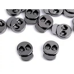 Rugós, zsinór szabályozó, zsinórvég 15x18 mm malacka
