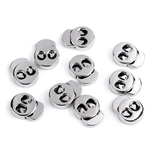 Rugós, zsinór szabályozó, zsinórvég 15x18 mm malacka