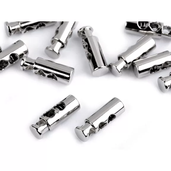 Rugós, zsinór szabályozó, zsinórvég 7x23 mm - 1 nikkel (20 db-os csomagolás) Rugós, zsinór szabályozó, zsinórvég 7x23 mm - 1 nikkel (20 db-os csomagolás)