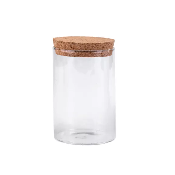 Üvegcse / tégely parafa dugóval - 2 (80x120 mm) Transparent (1 fiola) Üvegcse / tégely parafa dugóval - 2 (80x120 mm) Transparent (1 fiola)