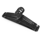 Forgó fejű műanyag vállfa 40 cm - 1 fehér (10 db-os csomagolás)