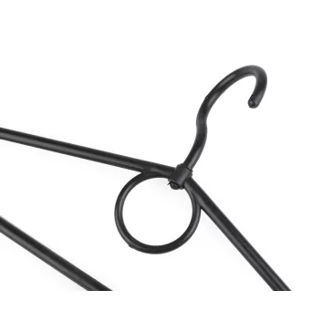   Forgó fejű műanyag vállfa 40 cm - 1 fehér (30 db-os csomagolás)