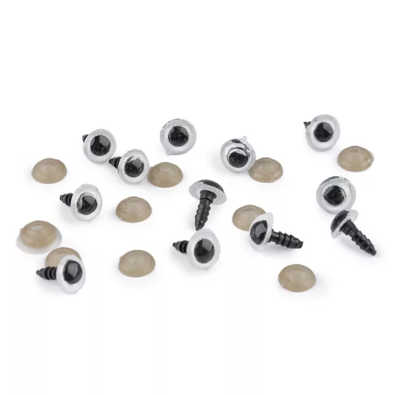 Biztonsági szemm Ø10 mm 2.osztály - 4 fehér (10 szett) Biztonsági szemm Ø10 mm 2.osztály - 4 fehér (10 szett)