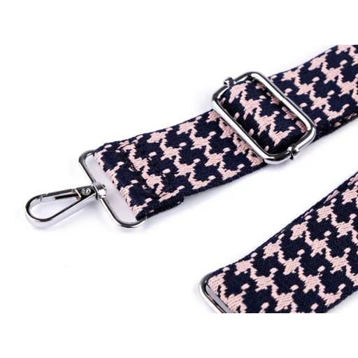 Textil táskapánt / táska heveder karabinerrel szélessége 3,8 cm