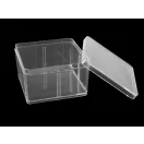 Műanyag doboz / box tetővel 9,5x9,5x5,5 cm - Transparent (12 db-os csomagolás) Műanyag doboz / box tetővel 9,5x9,5x5,5 cm - Transparent (12 db-os csomagolás)