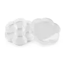 Műanyag rekeszes tárolódoboz / virág alakú kiegészítőknek Ø10 cm - Transparent (4 db-os csomagolás) Műanyag rekeszes tárolódoboz / virág alakú kiegészítőknek Ø10 cm - Transparent (4 db-os csomagolás)