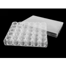Cavaros tetejű műanyag doboz 30 csavaros doboz - Transparent (1 db-os csomagolás) Cavaros tetejű műanyag doboz 30 csavaros doboz - Transparent (1 db-os csomagolás)