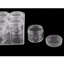 Cavaros tetejű műanyag doboz / 12 csavaros doboz - Transparent (1 db-os csomagolás) Cavaros tetejű műanyag doboz / 12 csavaros doboz - Transparent (1 db-os csomagolás)