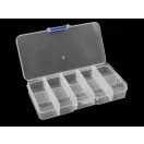 Műanyag rekeszes tároló doboz 6,8x12,7x2,2 cm - Transparent (16 db-os csomagolás) Műanyag rekeszes tároló doboz 6,8x12,7x2,2 cm - Transparent (16 db-os csomagolás)