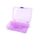 Műanyag rekeszes doboz / tároló 3,3x9,5x14,5 cm - 1 Transparent (4 db-os csomagolás) Műanyag rekeszes doboz / tároló 3,3x9,5x14,5 cm - 1 Transparent (4 db-os csomagolás)