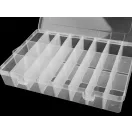 Műanyag rekeszes doboz / box 13x19,5x3,6 cm - Transparent (10 db-os csomagolás) Műanyag rekeszes doboz / box 13x19,5x3,6 cm - Transparent (10 db-os csomagolás)