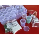 Műanyag doboz / box 18 csavaros flakon - Transparent (3 db-os csomagolás) Műanyag doboz / box 18 csavaros flakon - Transparent (3 db-os csomagolás)