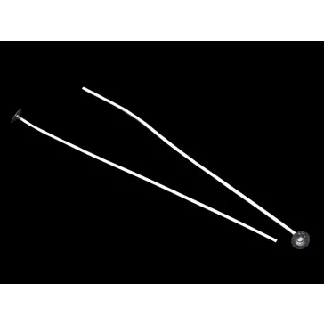   Viaszolt kanóc talpas gyertyakészítéshez 20 cm - fehér (50 db-os csomagolás)