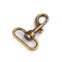 Fém forgós karabiner 38 mm-es befűző