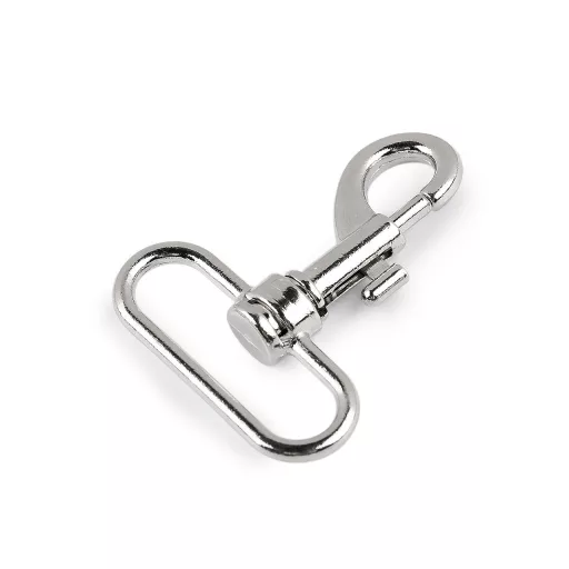 Fém forgós karabiner 38 mm-es befűző