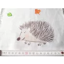 Tiny hedgehog cotton fabric