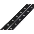 20 mm széles pamutszalaggal záródik - fekete 20 mm széles pamutszalaggal záródik - fekete