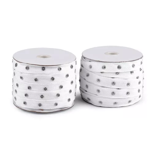 20 mm széles pamut gombos rögzítés