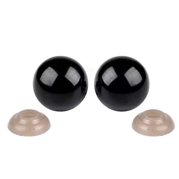 Biztonsági szemek Ø18 mm - fekete (250 szett) Biztonsági szemek Ø18 mm - fekete (250 szett)